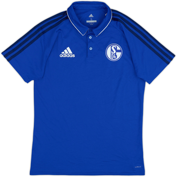 2017-18 Schalke adidas Polo Shirt - 8/10 - (S)