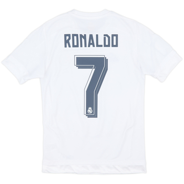2015-16 Real Madrid Home Shirt Ronaldo #7 - 6/10 - (XS)