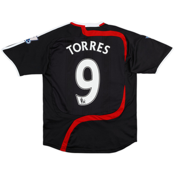 2007-08 Liverpool Third Shirt Torres #9 - 6/10 - (11-12 Years)