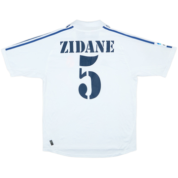 2001 Real Madrid Camiseta Local Zidane #5 - 6/10 - (L)