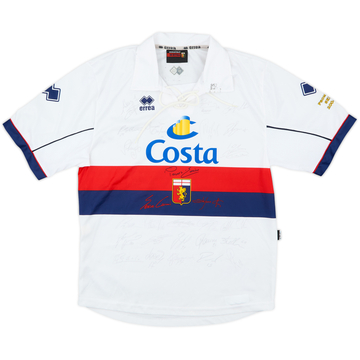 2004-05 Genoa Special Edition Signed Away Shirt - 6/10 - (S)