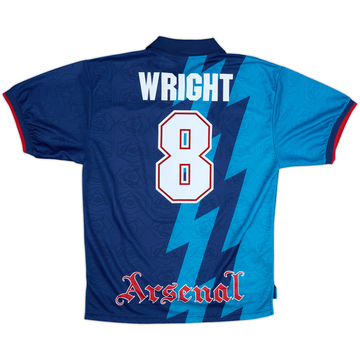 1995-96 Arsenal Away Shirt Wright #8 - 8/10 - (L)
