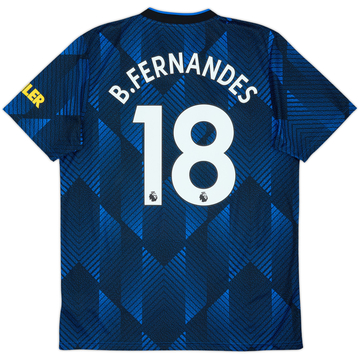 2021-22 Manchester United Third Shirt B.Fernandes #18 - 10/10 - (L)