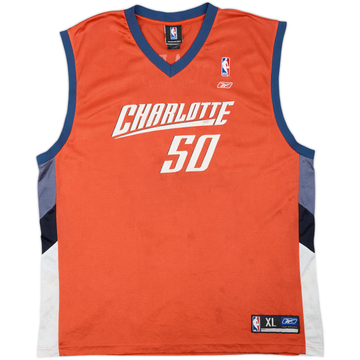 2004-06 Charlotte Bobcats Okafor #50 Reebok Away Jersey - 5/10 - (XL)