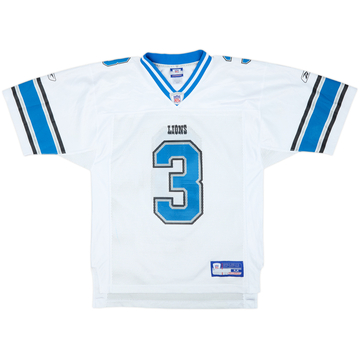 2003-04 Detroit Lions Harrington #3 Reebok On Field Away Jersey - 7/10 - (M)