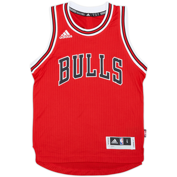 2014-17 Chicago Bulls adidas Swingman Away Jersey - 9/10 - (7-8 Years)