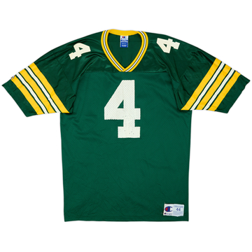 1992-96 Green Bay Packers Favre #4 Champion Home Jersey - 6/10 - (L)