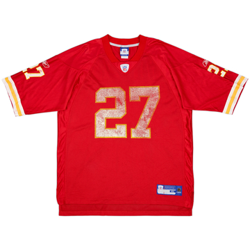 2005-06 Kansas City Chiefs L.Johnson #27 Reebok On Field Home Jersey - 4/10 - (XL)