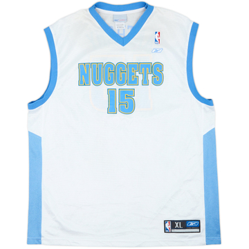 2003-06 Denver Nuggets Anthony #15 Reebok Home Jersey - 8/10 - (XL)