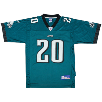 2003-04 Philadelphia Eagles Dawkins #20 Reebok On Field Home Jersey - 9/10 - (M)