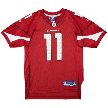 2008-11 Arizona Cardinals Fitzgerald #11 Reebok On Field Home Jersey - 6/10 - (13-14 Years)
