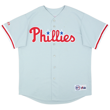 2003-08 Philadelphia Phillies Majestic Away Jersey - 6/10 - (XL)