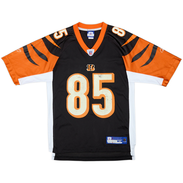 2005-06 Cincinnati Bengals C.Johnson #85 Reebok On Field Home Jersey - 6/10 - (M)