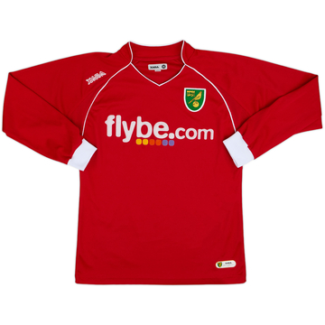 2007-08 Norwich Away L/S Shirt - 8/10 - (S)