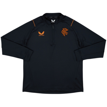 2022-23 Rangers Castore 1/4 Zip Training Top - 10/10 - (L)
