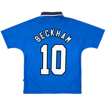1996-98 Manchester United Third Shirt Beckham #10 - 7/10 - (Y)