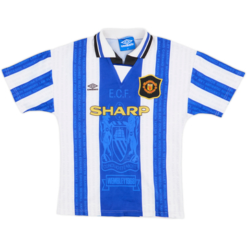 1994-96 Manchester United Third Shirt - 8/10 - (L.Boys)
