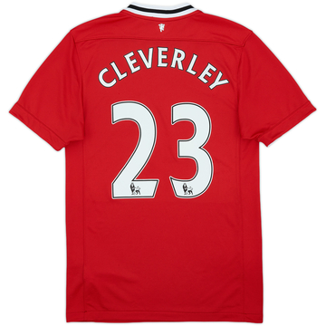 2011-12 Manchester United Home Shirt Cleverley #23 - 8/10 - (S)