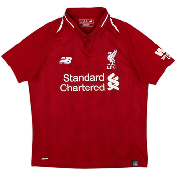 2018-19 Liverpool Home Shirt - 7/10 - (L.Boys)
