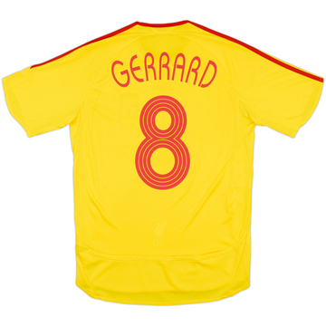 2006-07 Liverpool Away Shirt Gerrard #8 - 6/10 - (S)