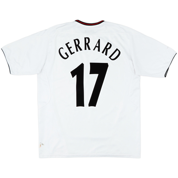 2003-04 Liverpool Away Shirt Gerrard #17 - 6/10 - (XL)