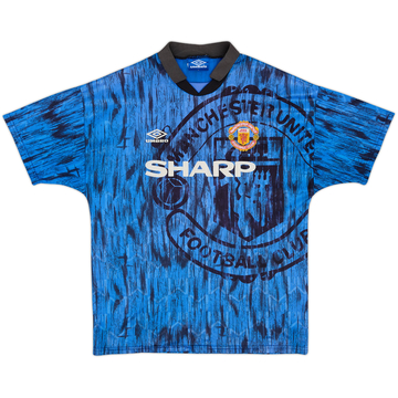 1992-93 Manchester United Away Shirt - 8/10 - (L)