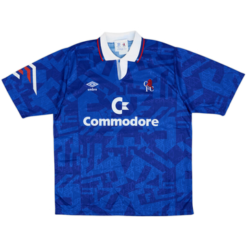 1991-93 Chelsea Home Shirt - 8/10 - (XL)
