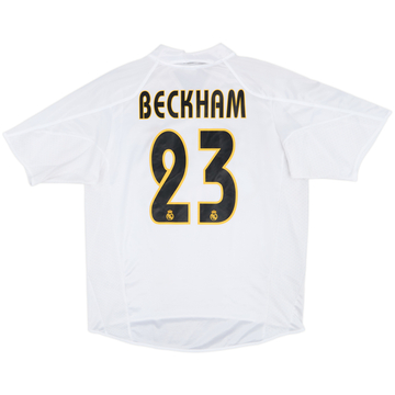 2004-05 Real Madrid Home Shirt Beckham #23 - 10/10 - (L)