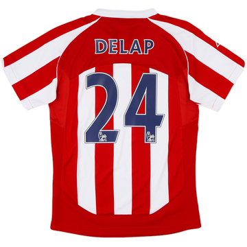 2009-10 Stoke City Home Shirt Delap #24 - 6/10 - (S)