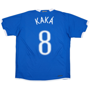 2006-07 Brazil Away Shirt Kaka #8 - 8/10 - (L)