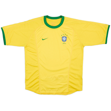 2000-02 Brazil Home Shirt - 5/10 - (XL.Boys)