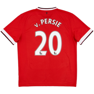 2014-15 Manchester United Home Shirt v.Persie #20 - 6/10 - (L)