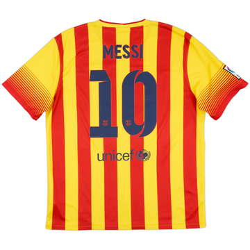 2013-15 Barcelona Away Shirt Messi #10 - 5/10 - (XL)