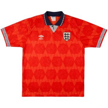 1990-93 England Away Shirt - 9/10 - (L)