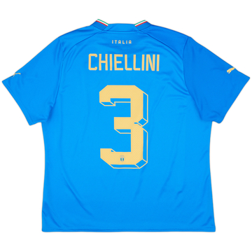 2022-23 Italy Home Shirt Chiellini #3 - 10/10 - (XL)