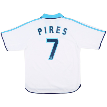 1999-00 Olympique Marseille Home Shirt Pires #7 - 8/10 - (S)