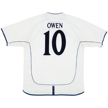 2001-03 England Home Shirt Owen #10 - 5/10 - (XL)