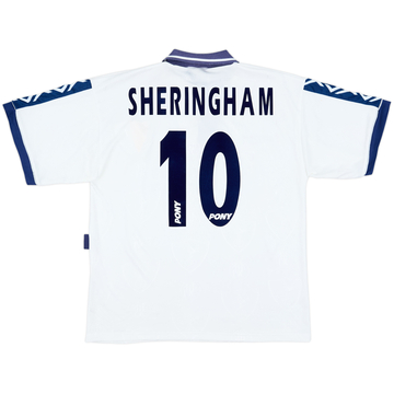1995-97 Tottenham Home Shirt Sheringham #10 - 7/10 - (L)