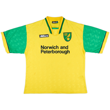1996-97 Norwich Home Shirt - 7/10 - (XL)
