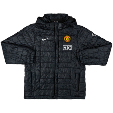 2009-10 Manchester United Nike Padded Bench Coat - 8/10 - (M)