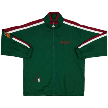 1995-99 Seattle SuperSonics Starter Full Zip Windbreaker Jacket - 9/10 - (L)