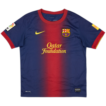 2012-13 Barcelona Home Shirt - 7/10 - (M.Boys)