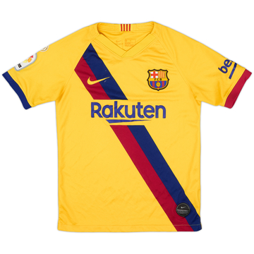 2019-20 Barcelona Away Shirt - 8/10 - (M.Boys)