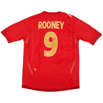 2006-08 England Away Shirt Rooney #9 - 4/10 - (M)