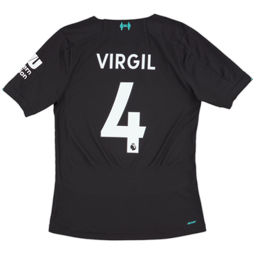 2019-20 Liverpool Authentic Third Shirt Virgil #4 - 10/10 - (M)