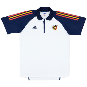 2002-04 Spain adidas 1/4 Zip Polo Shirt - 6/10 - (M)