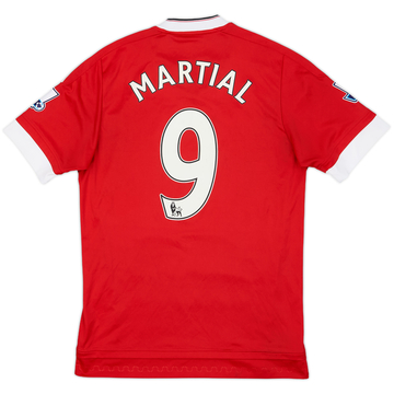 2015-16 Manchester United Home Shirt Martial #9 - 7/10 - (S)