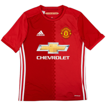 2016-17 Manchester United Home Shirt - 5/10 - (L.Boys)