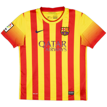 2013-15 Barcelona Away Shirt - 6/10 - (L.Boys)