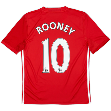 2016-17 Manchester United Home Shirt Rooney #10 - 9/10 - (L.Boys)